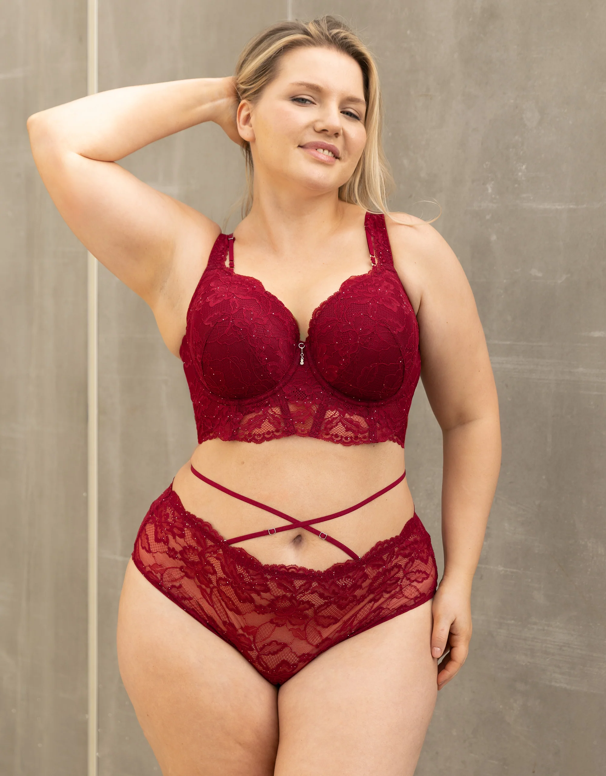 BH True Glam Bordeaux + BH-Kette Jewel - Image 7