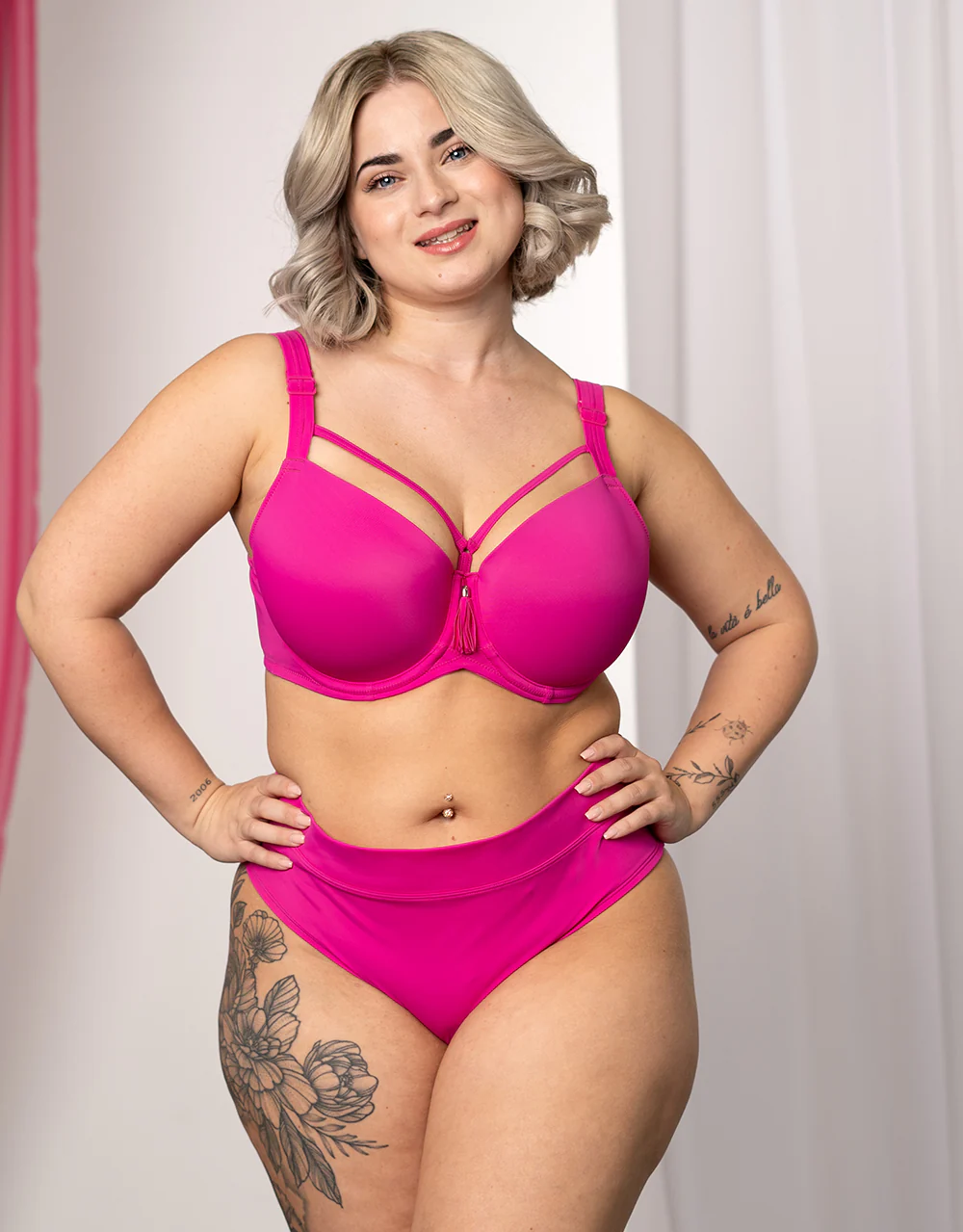 Bikini-High-Panty Monaco/Palma Pink - Image 3