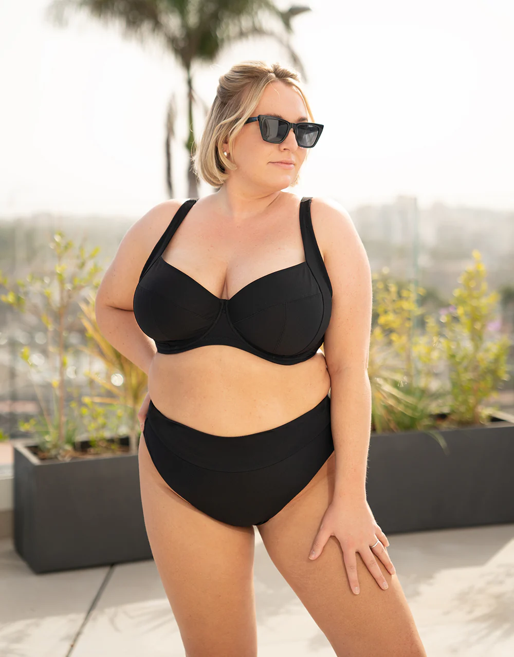 Bikini-High-Waist-Brazilian Porto Black - Image 11