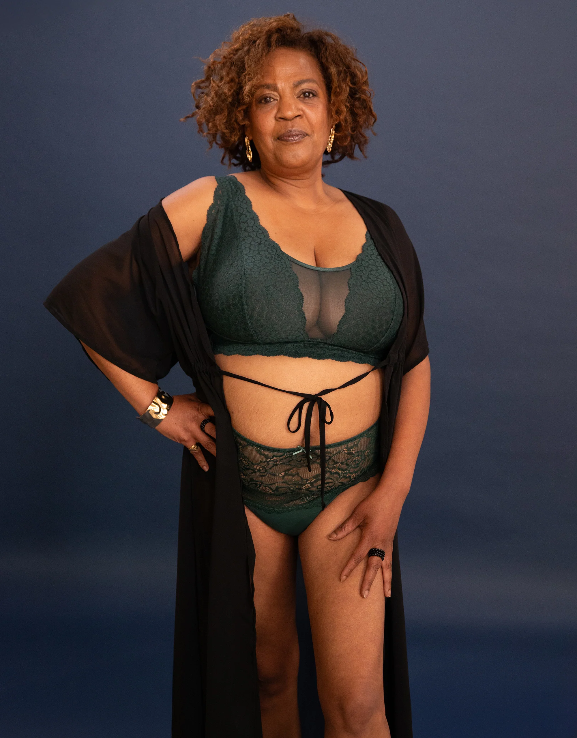 High-Panty Lace Basic Forest - Image 4