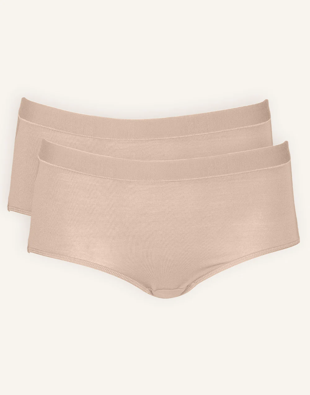 High-Panty-Set 2x Cozy Basic Sand