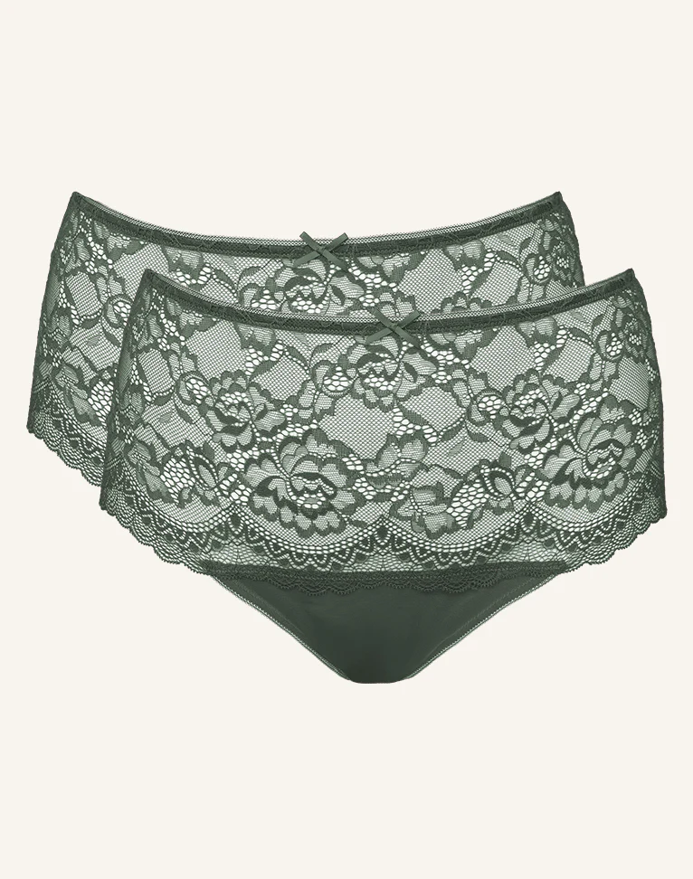 High-String-Set 2x Lace Basic Olive
