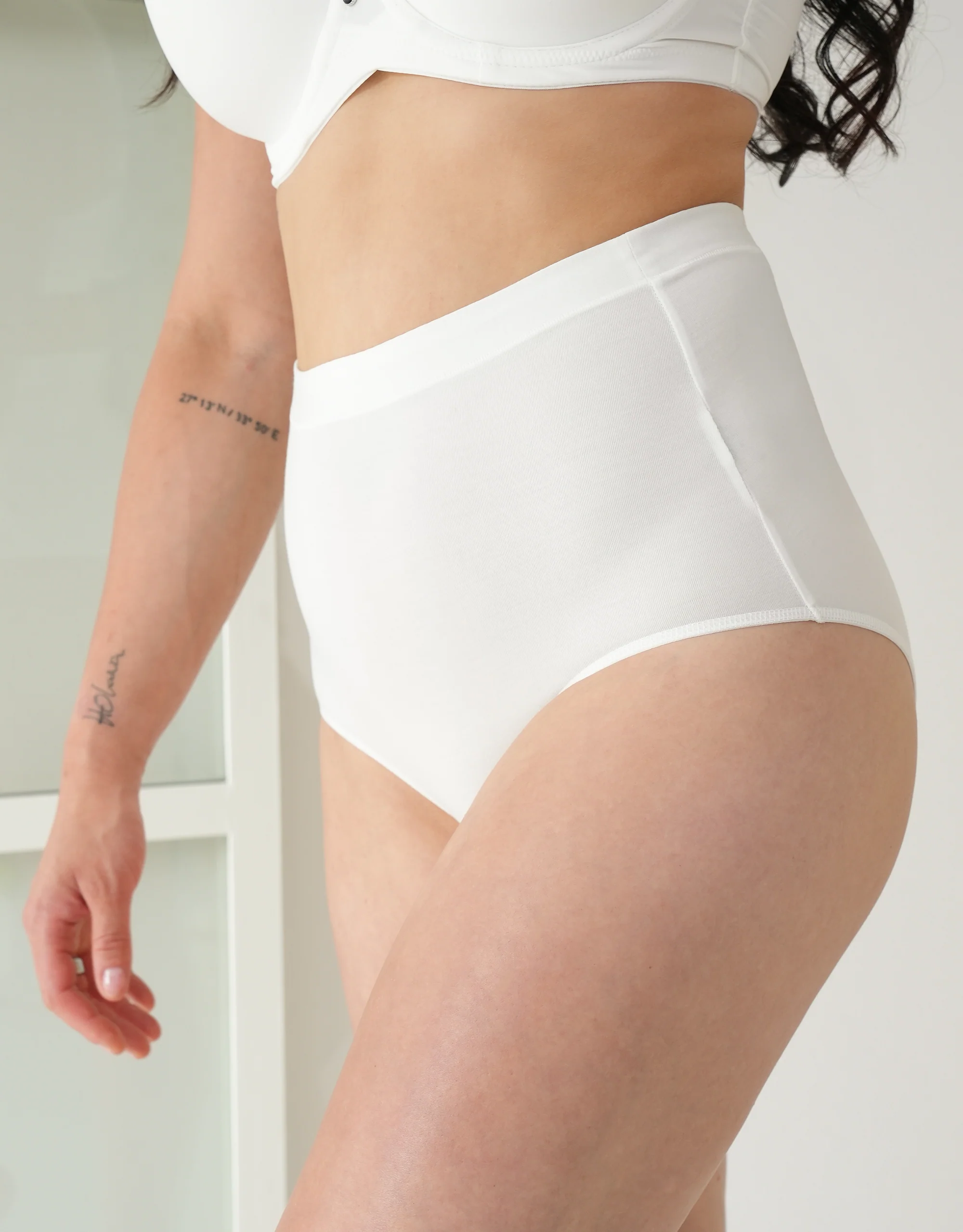 High-Waist-Panty-Set 2x Cozy Basic Ivory - Image 5