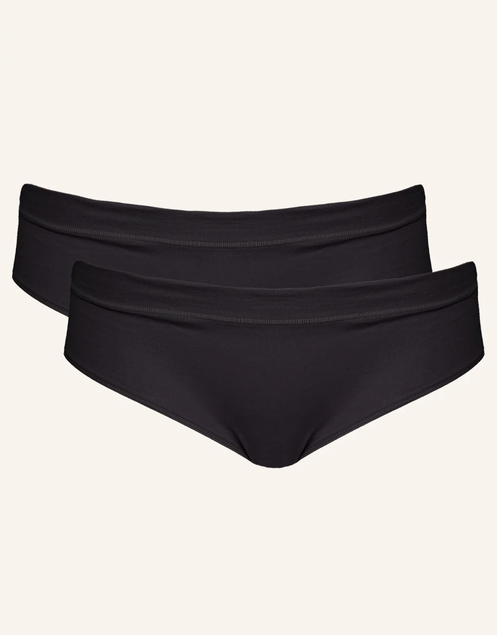 Panty-Set 2x Cotton Basic Black