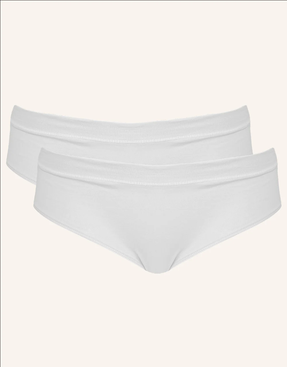 Panty-Set 2x Cotton Basic Ivory