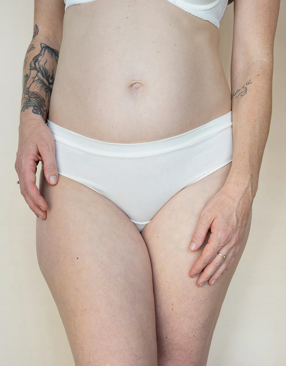Panty-Set 2x Cotton Basic Ivory - Image 2