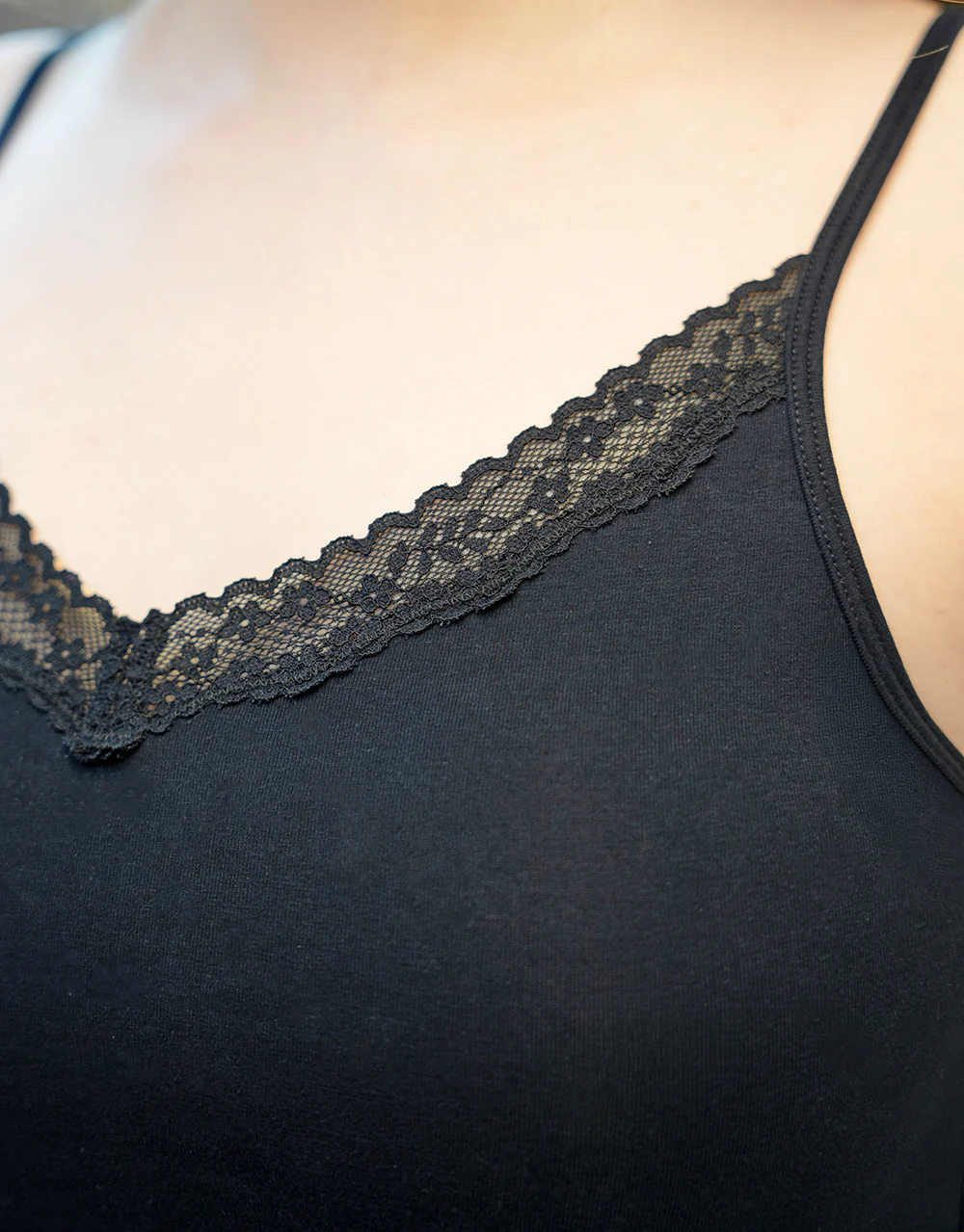 Top-Set 2x Cotton-Lace Black - Image 6